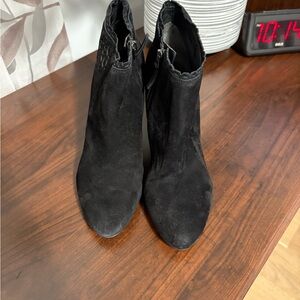 Franco Sarto Black Ankle Booties
